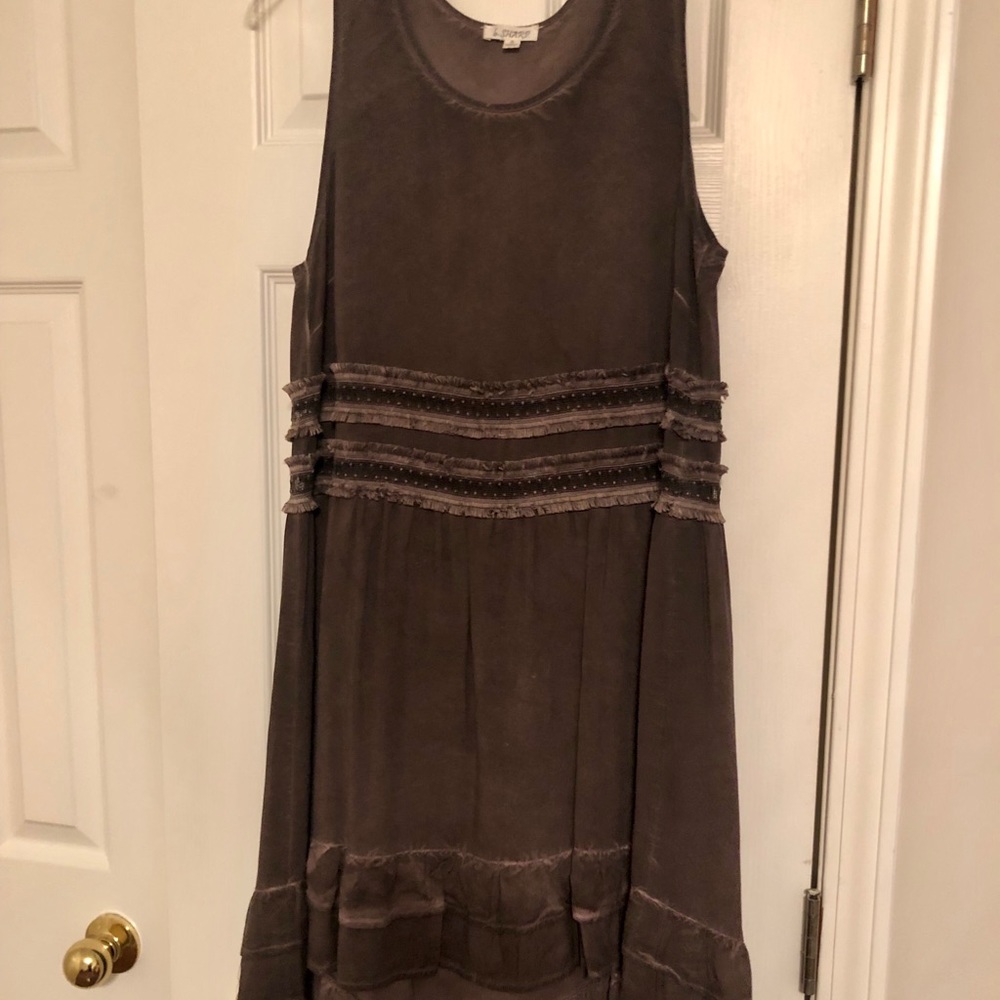 Chocolate Brown Sleeveless Dress